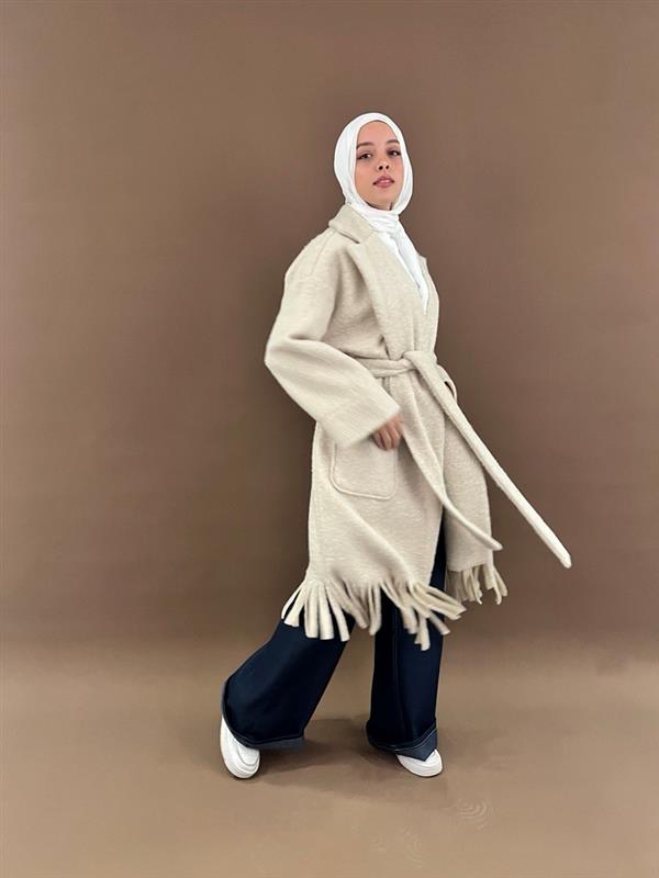 Fluffy Coat - Beige