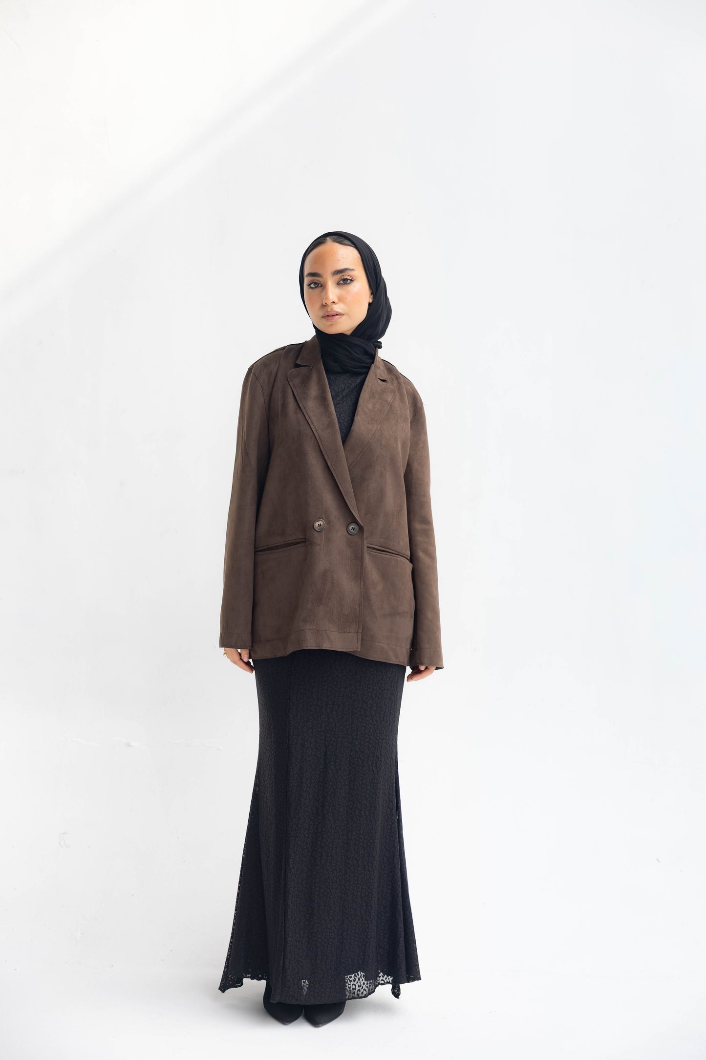 RUSTIC CHARM SUEDE BLAZER