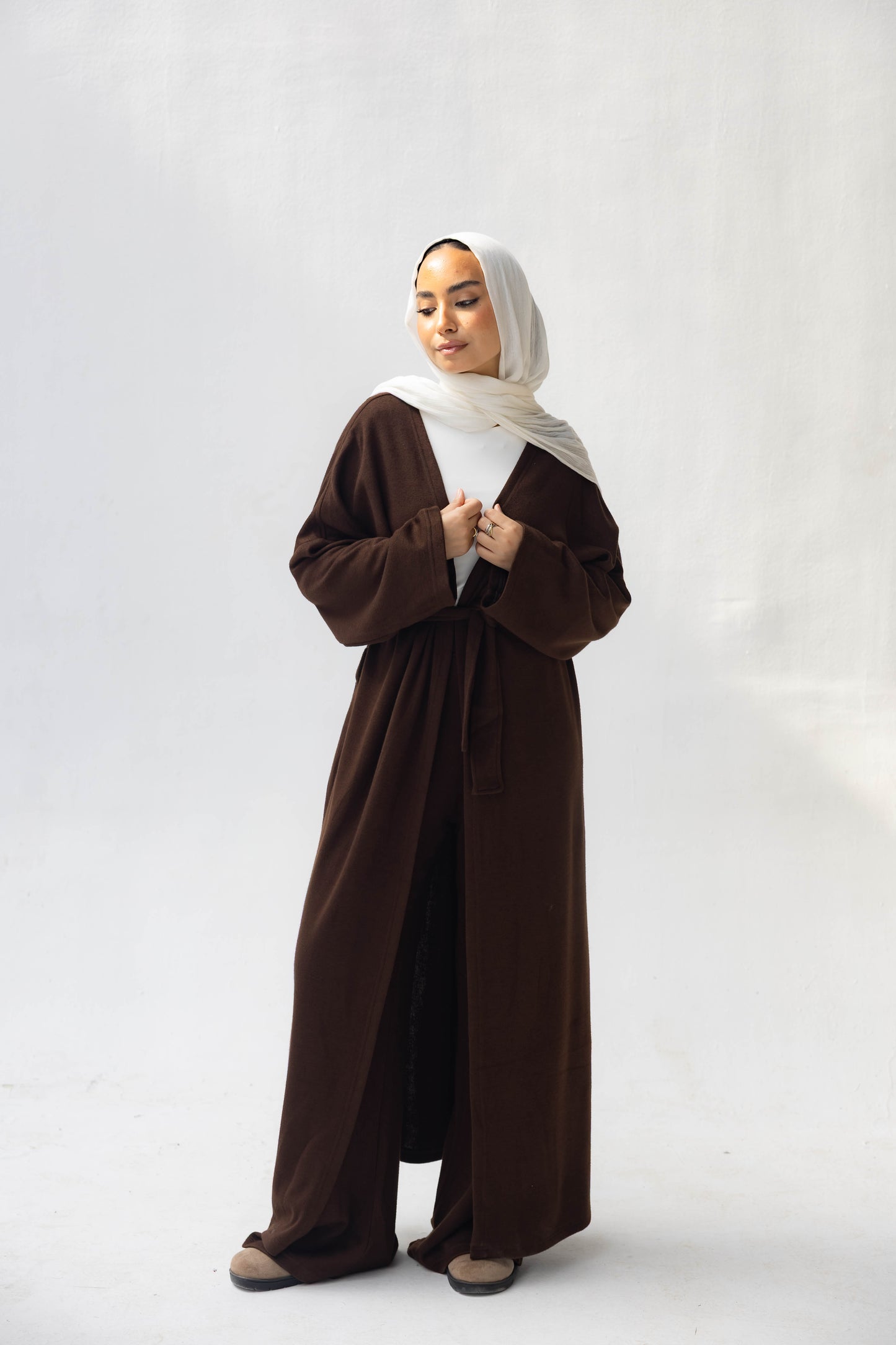 Elegant Ease Knit Set Choclate