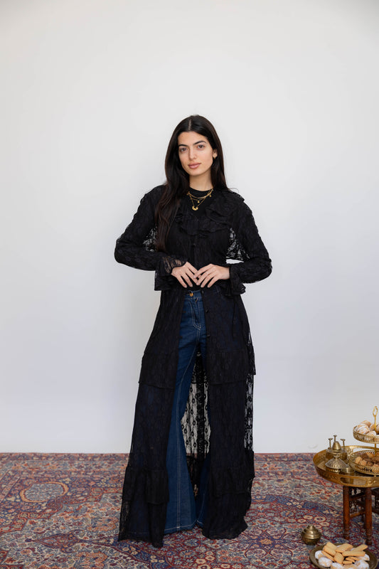 Noir Lace Top