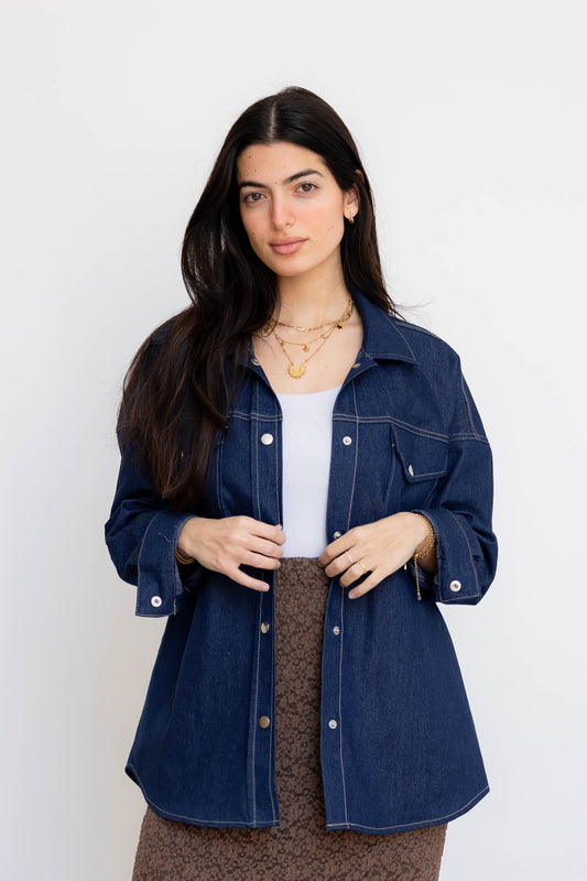 Ocean Denim Chemise
