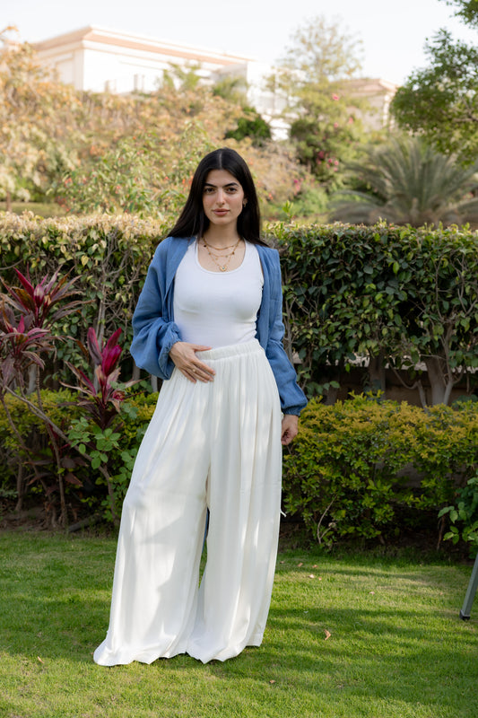 Cloudline Fully lined Wide-Leg Pants