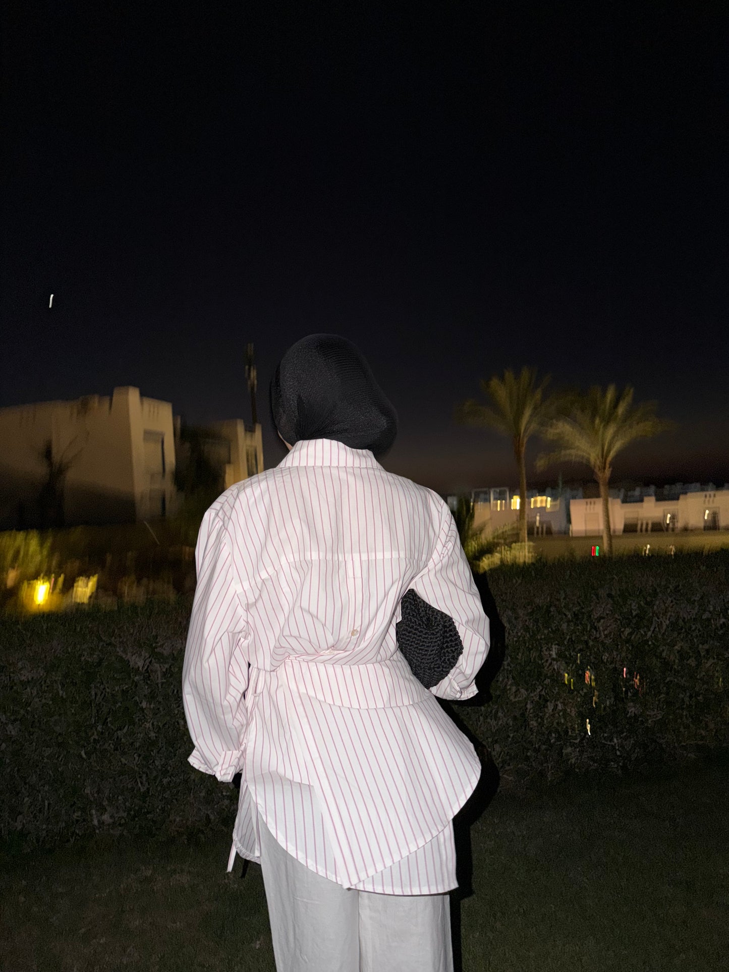 Muse Shirt - Burgundy Pink Stripe