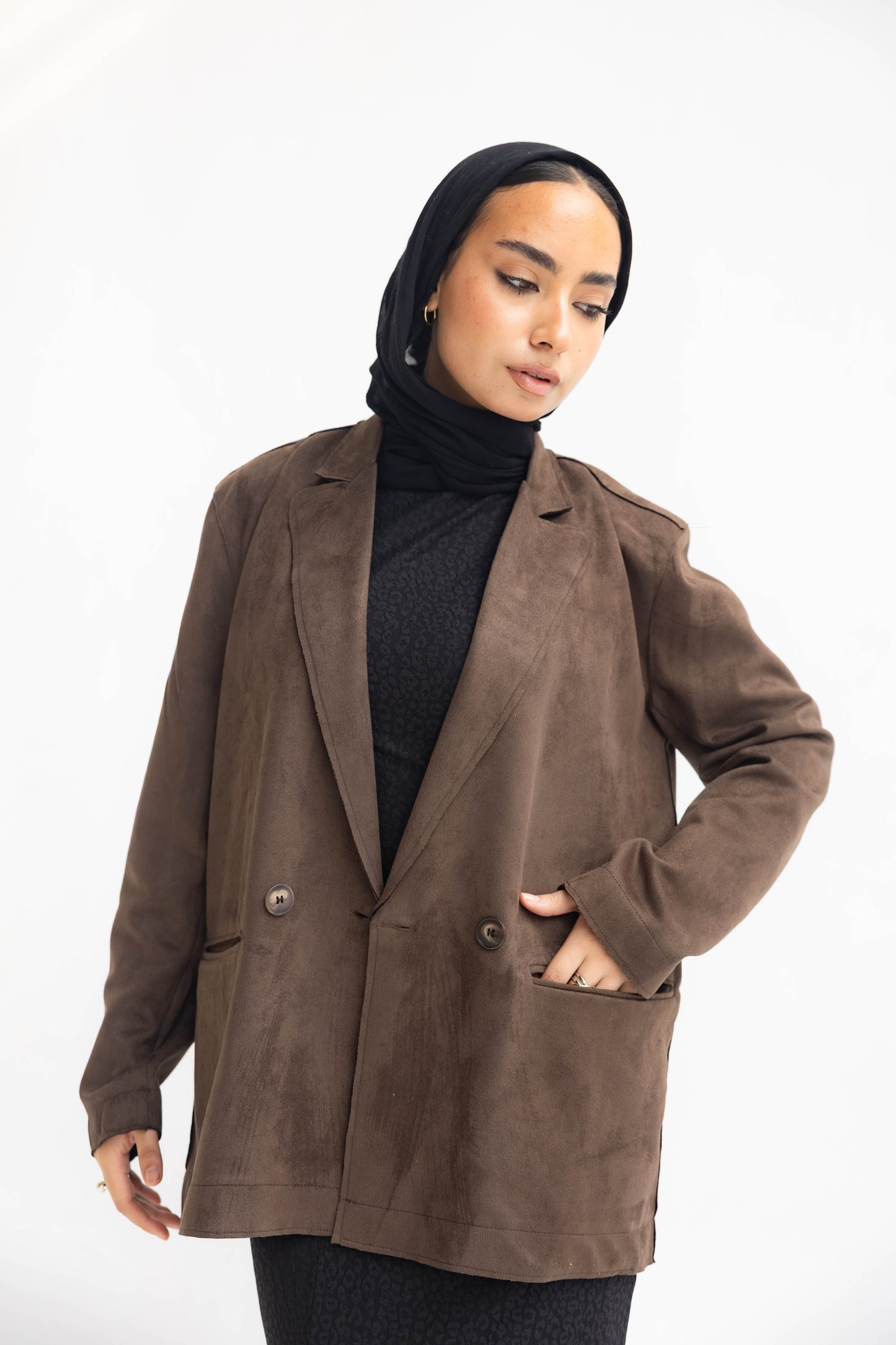 RUSTIC CHARM SUEDE BLAZER