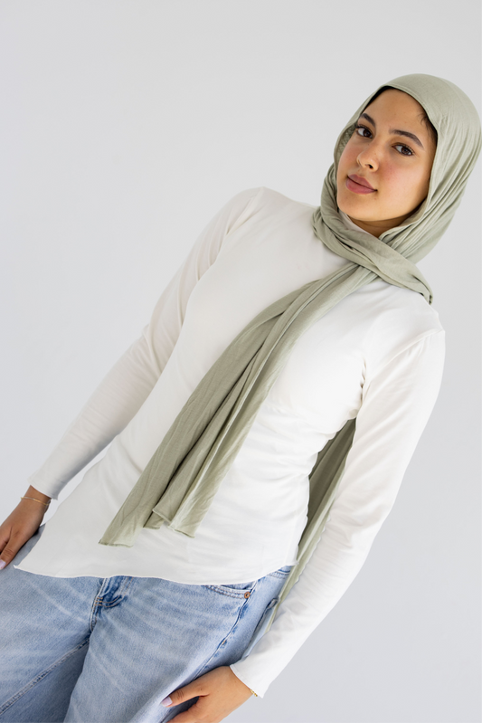 Offwhite Sleeved Asymmetrical Tee