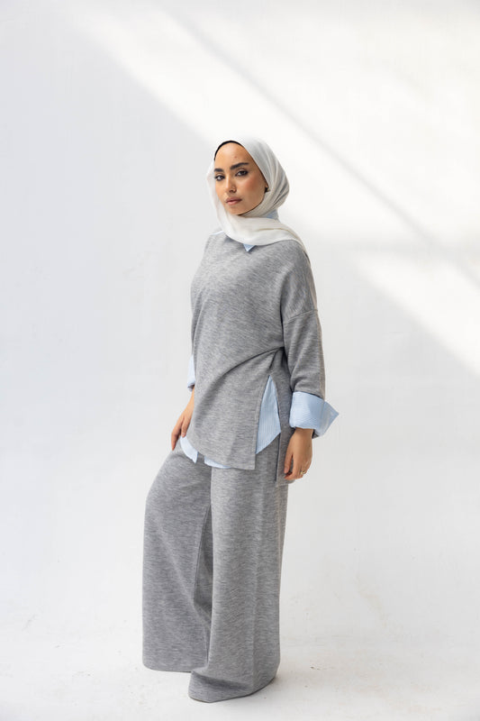 Knit Set - Grey