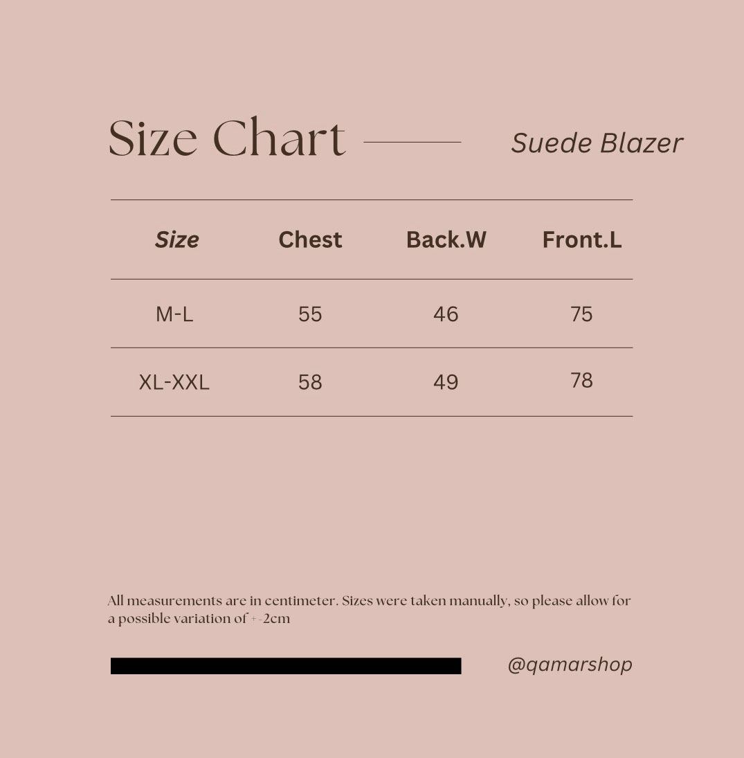 RUSTIC CHARM SUEDE BLAZER